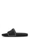 Elit Mysss264-011 Men's Flat Slippers Black - White - 4