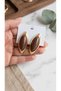 Women's Vintage Oval Design Earrings