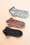 6 Pairs Women's Ankle Length Pastel Colored Floral Heart Patterned Booties Socks Set 6 Pieces - 4