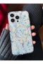 Premium phone case with colorful hologram and magsafe compatible flower print for iphone 15 - 3
