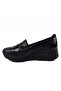 3495 Genuine Leather Casual Women's Shoes-Black - 3