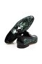 Green Color Laceless Genuine Leather Men's Shoes - 2
