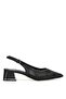 Elit Pm483 K1103 Women's Classic Heeled Shoes Black - 3