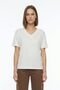 Ecru Stone V-Neck Short Sleeve T-Shirt 1761 - 2