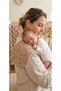 4-Piece Leopard Star 100% Cotton 8-Layer Muslin Baby Drool Bib and Shoulder Cover Set/Nickel Free Snap Fastener - 3