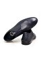 Dark Blue Color Lace-Up Genuine Leather Men's Shoes - 2