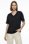 Black Stone V-Neck Short Sleeve T-Shirt 1761