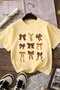 Ribbon Printed Unisex Children's T-Shirt 8Gh4