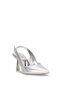 Elit Pm439 K3053 Women's Classic Heeled Shoes Silver - 2