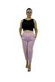Plus Size Linen Mom High Waist Women's Pants
