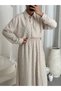 Chiffon Fabric Lined 2-Piece Skirted Hijab Set - 2