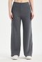 Women's Modal Fabric Stripe Detailed Loose Leg Sweatpants Casual Wide Leg Track Pants - 4