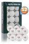 12 Pieces 3 Star Boxed 40+ Gas Ping Pong Balls Orange Table Tennis Ball Pingpong Ball White