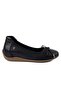 3410 Genuine Leather Casual Women's Shoes-Black - 2