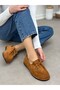 Tan Suede (Gavin) Lace Detail Women's Casual Shoes - 3