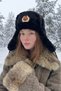 Unisex Ushanka Plush Black Russian Hat - Unisex Winter Fashion Accessory with Red Star Detail - 6