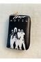 Owl Bag Tokio Hotel Black and White Patterned Design Faux Leather Wallet