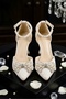 Lace and Pearl Detailed Evening Dress Shoes 8.5Cm-Feli̇syabuti̇k - 4