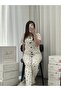 Women's Oslo Fabric Short Sleeve Patterned Pajama Set - 4