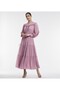 Pink Solid Casual Women Dress