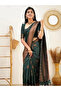 Dark Green Woven Silk Saree - MAF3043 - Dark Green - 2