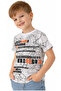 Boy's 1998 Number Patterned White Color T-Shirt - 3
