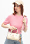 New York Yankees Women's Handbag Beige-Pudra Mlb013