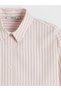 Pink Striped Oxford Women's Shirt - 6