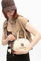 New York Yankees Women's Handbag Beige-Brown Mlb019 - 2