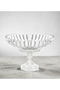 Brasilia Fruit Bowl with Stand, Crystal Glass, 30 cm