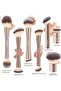 7pcs Makeup Brush Set Double Sided Kabuki Makeup Brushes Contour Brush for Foundation Liquid