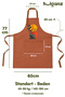 Kitchen Apron Set of 2 Stain-Resistant Water-Repellent Fabric Colorfast Print Floral Botanical Pattern Double Apron - 6