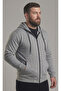 Zippered Hooded Jacket, 2 Thread Cotton Blend, Comfortable Fit with Kangaroo Pocket