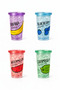 Frosted Cracked Glass Look Smoothie Cup,450Ml, Cold Drink Cup with Leak-Proof Lid,Bpa Free - 8