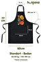 Kitchen Apron Set of 2 Stain-Resistant Water-Repellent Fabric Colorfast Print Floral Botanical Pattern Double Apron - 7