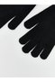 Black Basic Men's Gloves 2-Pack - 5