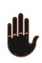 Led Light Hand Sign with Remote Control for Car Windshield - 4
