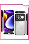 Black Transparent Back Cover Ultra Guard Hybrid Premium Silicone Case for Poco F8 Ultra - 3