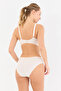 Touch Cream High Waist Slip Panties - 8