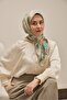 Twill Silk Scarf Evreka Mold Green 90X90