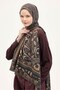 Urban Hours Antique Dark Brown Mayda Shawl 190X70