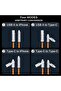 4 in 1 Charger Cable, PD 60w Multi Charger Cable Nylon USB Fast Charger Cable 3.3ft/1m Phone Charger - 2