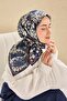 Twill Silk Scarf Milky Way Midnight Blue 90X90 - 2