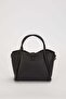 Black Stylish Design Small Size Women's Hand and Shoulder Bag - 4