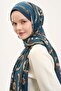 Urban Hours Liora Petrol Blue Mayda Shawl 190X70 - 2