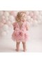 Pink 3D Rose Baby Girl Trendy Birthday Romper