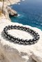Women's and Men's Bracelet Hematite Natural Stone 8 mm (Gift, Trend)