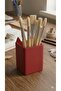 Red Cat Figured Pen Holder Cat Design Pen Holder Study Desk Accessory - 4