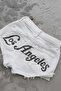 Glitter Stone Los Angeles Stone Mini Shorts - 3