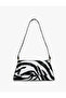 Zebra Patterned Shoulder Bag